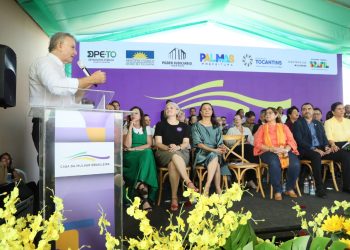 Ao lado da ministra das Mulheres, Eduardo Siqueira Campos reforça compromisso com segurança e bem-estar feminino