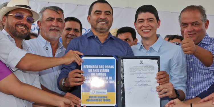 Com investimento de R$ 14 milhões, governador Wanderlei Barbosa assina retomada das obras do Anel Viário de Paraíso com entrega prevista para este ano