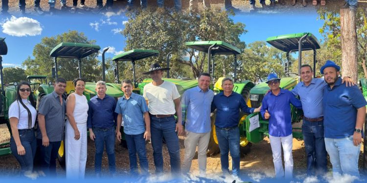 Com articulação de Vanda Monteiro municípios são contemplados com tratores; deputada agradece bancada federal