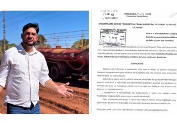 Indicação do vereador Jair do Povo garante asfalto no setor Jardim das Bandeiras em Gurupi