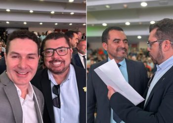 Prefeito Mateus Coelho solicita casas populares ao ministro Jader Filho e apoio para temporada de praias ao governador