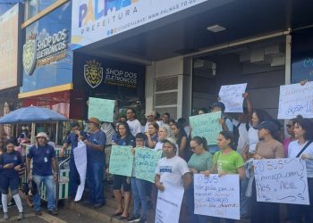 Em Palmas, Agentes de Saúde e Endemias protestam por direitos ignorados pela Prefeitura