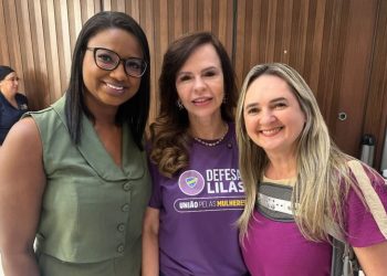 Prefeita Vicença Lino fortalece liderança feminina ao participar do evento Defesa Lilás ao lado da senadora Dorinha