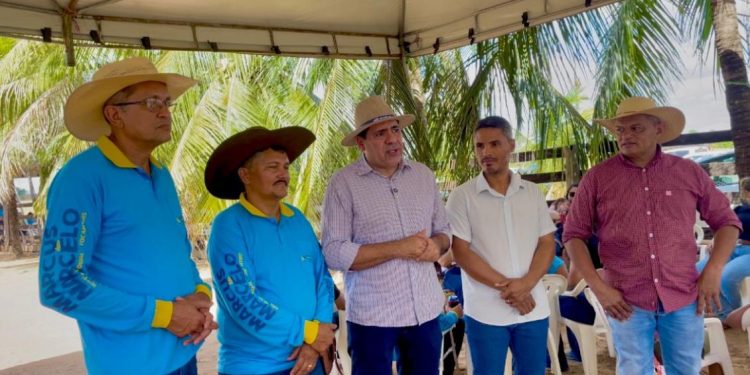 Em Palmeirante, Marcus Marcelo apoia tradicional Tropeada do Cerrado