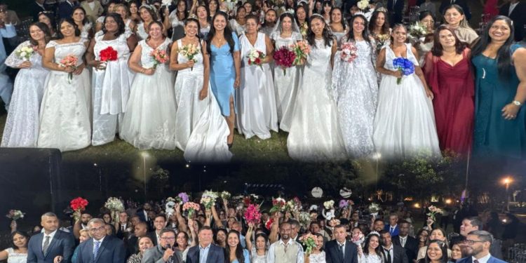 Casamento Comunitário oficializa o amor de 50 casais em Palmas com apoio da deputada Vanda Monteiro