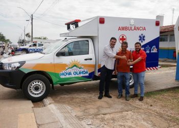 Marcus Marcelo entrega mais uma ambulância em Nova Olinda