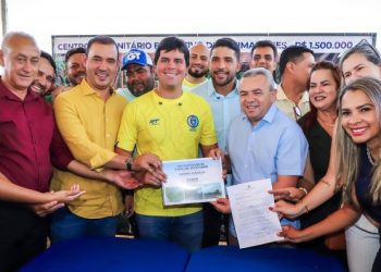 Governo do Tocantins prestigia lançamentos de obras esportivas com a presença do Ministro André Fufuca