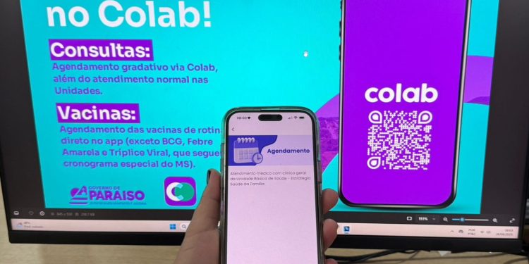 Saúde na palma da mão: paraisenses poderão agendar atendimento médico pelo Colab