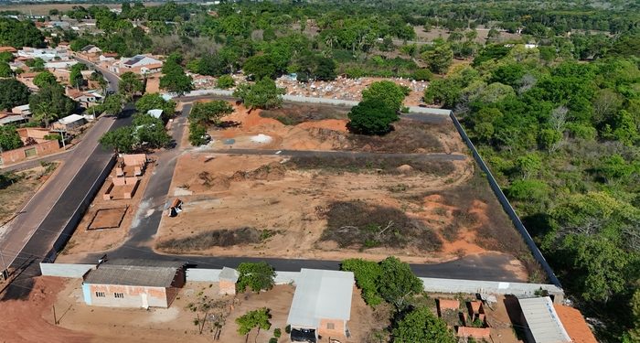 Obras do novo cemitério público de Araguaína avançam com quase 90% da área administrativa concluída