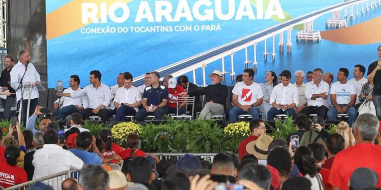 “Essa ponte reposiciona o Tocantins no mapa da infraestrutura do Brasil e impulsiona o futuro”, afirma o governador Laurez Moreira em Xambioá