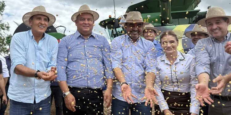 Vice-presidente do Senado, Eduardo Gomes reforça força do agro e papel do Tocantins na Abertura Nacional da Colheita da Soja
