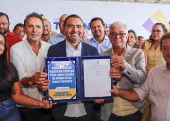 Com investimento de quase R$ 15 milhões, governador Wanderlei Barbosa assina Ordem de Serviço para reforçar sinalização e segurança viária em 26 municípios