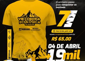 Inscrições para a 8ª Corrida Ecológica da Aleluia abrem em Paraíso do Tocantins