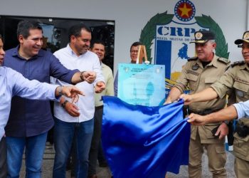 Em Araguaína, governador Wanderlei Barbosa inaugura sede do Comando Regional de Policiamento e entrega equipamentos à corporação