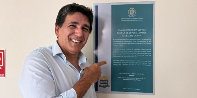 Júnior Geo destaca compromisso com a UFT durante inauguração de clínica-escola