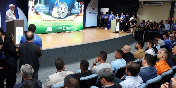 Amélio Cayres frisa trabalho pelo esporte durante lançamento do Copão Tocantins 2026