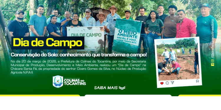 Prefeitura de Colinas promove Dia de Campo e leva técnicas sustentáveis que fortalecem a produção rural no município