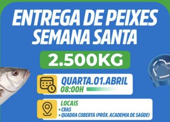 Prefeitura de Aguiarnópolis realiza 4ª entrega de peixes da Semana Santa e reforça tradição de solidariedade no município