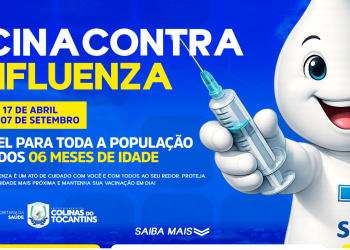 Colinas intensifica vacinação contra a Influenza com ação ampliada na Praça 07 de Setembro