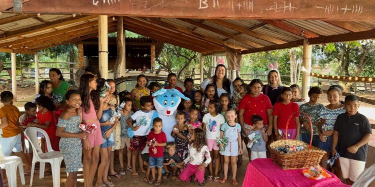 Vereadora Dedel Camilo leva alegria a mais de 600 crianças com a 6ª edição do Projeto Páscoa Solidária, um gesto de amor e solidariedade em Nova Olinda