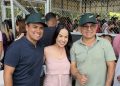 Em Araguaína, Kátia Chaves participa de confraternização do Dia do Trabalhador da Rede Campelo ao lado de Lucas Campelo, Edvaldo Campelo e família