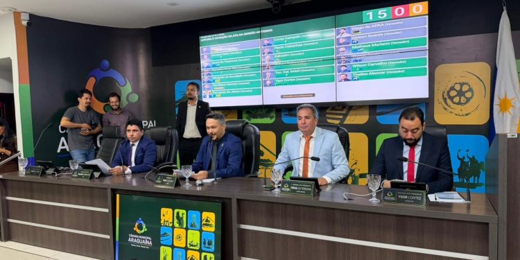 Com liderança consolidada e apoio unânime, Max Fleury é reeleito presidente da Câmara de Araguaína