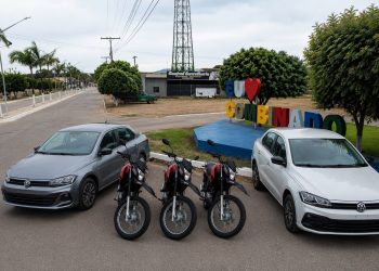 Com recursos de leilão, gestão Dione do Pastel adquire dois carros e três motos para reforçar frota municipal de Combinado