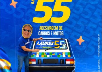 Laurez Moreira convida população para adesivaço do 55 em Gurupi