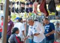 Na reta final da campanha, Laurez faz caminhada no Aureny III e firma compromisso com políticas públicas para crianças e adolescentes