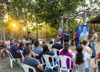 “Eu quero ser a voz de vocês”, afirma Marcus Marcelo em reunião na zona rural de Babaçulândia