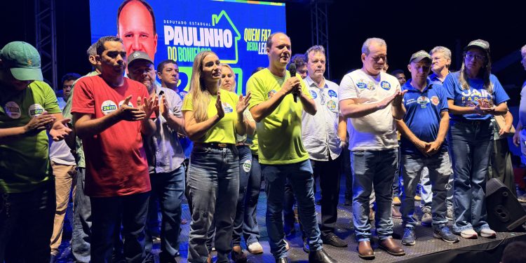 Multidão acompanha comício de Paulinho do Bonifácio em Augustinópolis e reforça força da candidatura na reta final